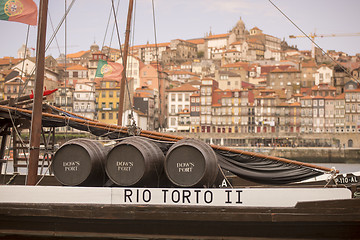 Image showing EUROPE PORTUGAL PORTO RIBEIRA OLD TOWN DOURO RIVER