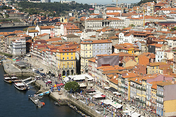 Image showing EUROPE PORTUGAL PORTO RIBEIRA OLD TOWN DOURO RIVER