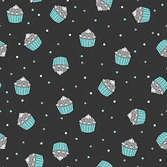 Image showing Cupcakes pattern