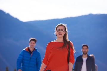 Image showing happy students group