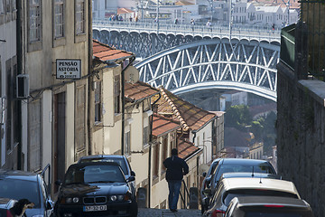 Image showing EUROPE PORTUGAL PORTO RIBEIRA OLD TOWN DOURO RIVER