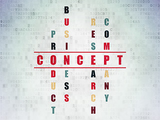 Image showing Advertising concept: Concept in Crossword Puzzle