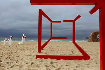 Image showing Sculpture by the Sea - Mirage