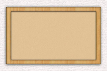 Image showing Blank Bulletin Board