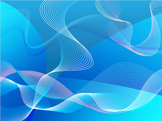 Image showing Blue Abstract Background