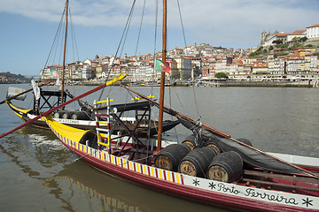 Image showing EUROPE PORTUGAL PORTO RIBEIRA OLD TOWN DOURO RIVER