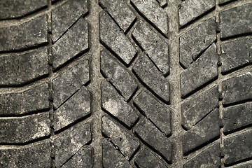 Image showing Car tire