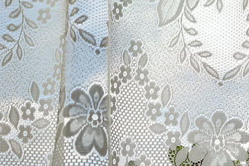 Image showing Lace curtains