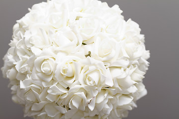 Image showing White wedding bouquet