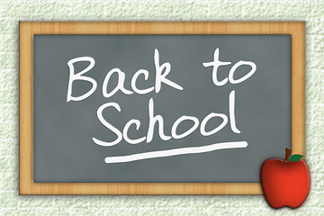 Image showing Back to School Chalkboard