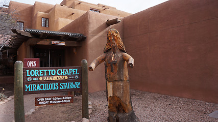 Image showing Loretto chapel Santa Fe in New Mexico