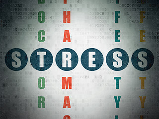 Image showing Medicine concept: Stress in Crossword Puzzle