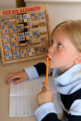 Image showing Learning alphabet