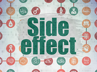 Image showing Medicine concept: Side Effect on Digital Paper background