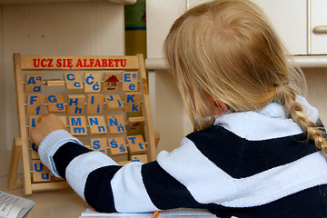 Image showing Learning alphabet