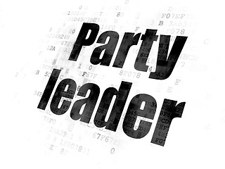 Image showing Politics concept: Party Leader on Digital background