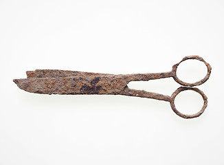 Image showing Rusted scissors