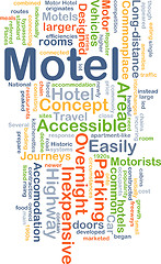 Image showing Motel background concept