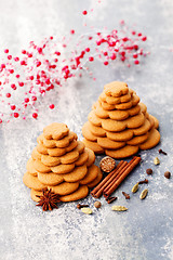 Image showing gingerbread tree