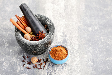 Image showing gingerbread spices