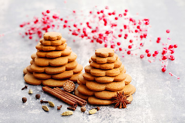 Image showing gingerbread tree