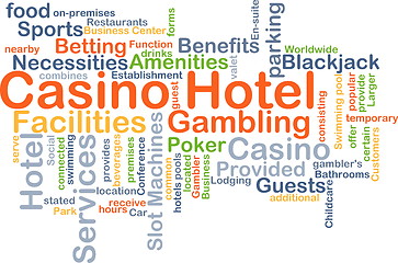 Image showing Casino hotel background concept