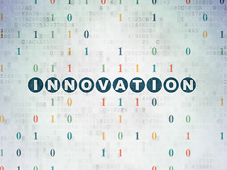 Image showing Finance concept: Innovation on Digital Paper background