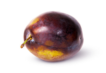 Image showing Whole plum violet side