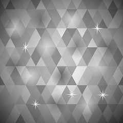 Image showing Grey Geometric Retro Pattern