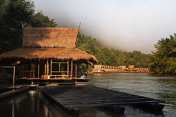 Image showing Kwai river in Thailand