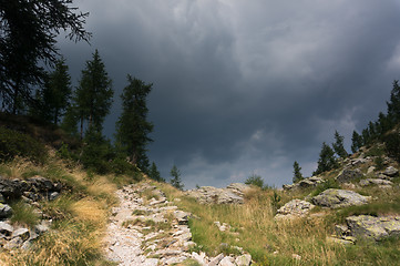 Image showing Dramatic mountain landscape