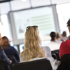 Image showing Lecture at university.