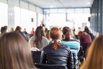 Image showing Audience in the lecture hall.