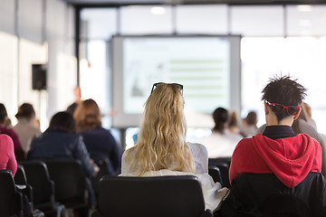 Image showing Lecture at university.