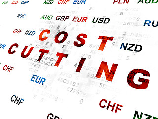 Image showing Business concept: Cost Cutting on Digital background