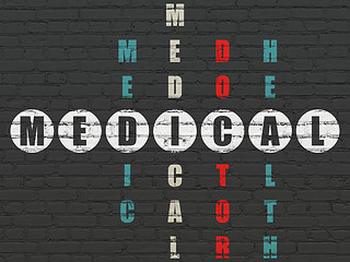 Image showing Medicine concept: Medical in Crossword Puzzle