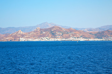 Image showing from the boat greece  sky