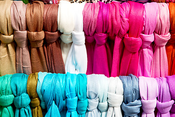 Image showing in  london accessory colorfull scarf  headscarf 