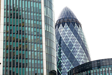 Image showing  in  the new   building london skyscraper       window