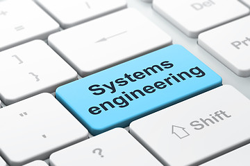 Image showing Science concept: Systems Engineering on computer keyboard background