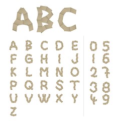 Image showing paper alphabet letters