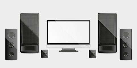 Image showing home cinema system