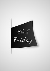 Image showing black friday paper inserted into paper
