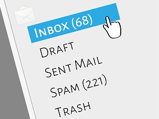 Image showing mail box menu