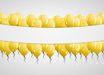 Image showing balloons on gray background