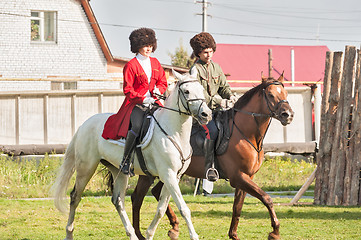 Image showing Show of Cossacks on horses. Tyumen. Russia