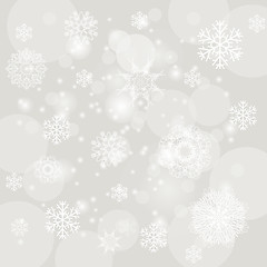 Image showing Abstract Winter Snow Background.