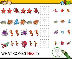 Image showing pattern task for preschoolers