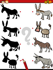 Image showing shadow game with donkey