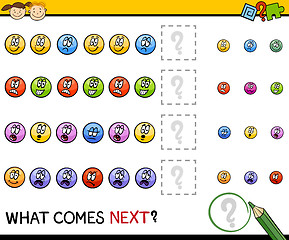 Image showing kindergarten pattern task